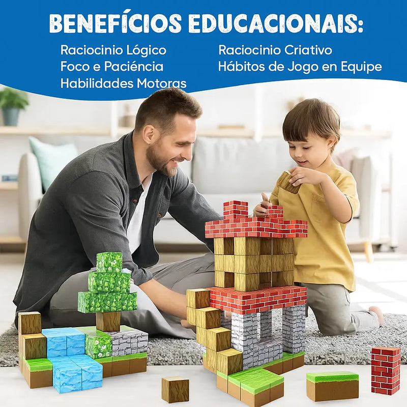 MagnetCraft - Blocos Educativos Magnéticos