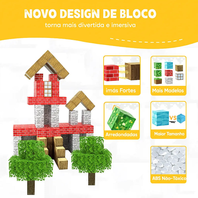 MagnetCraft - Blocos Educativos Magnéticos